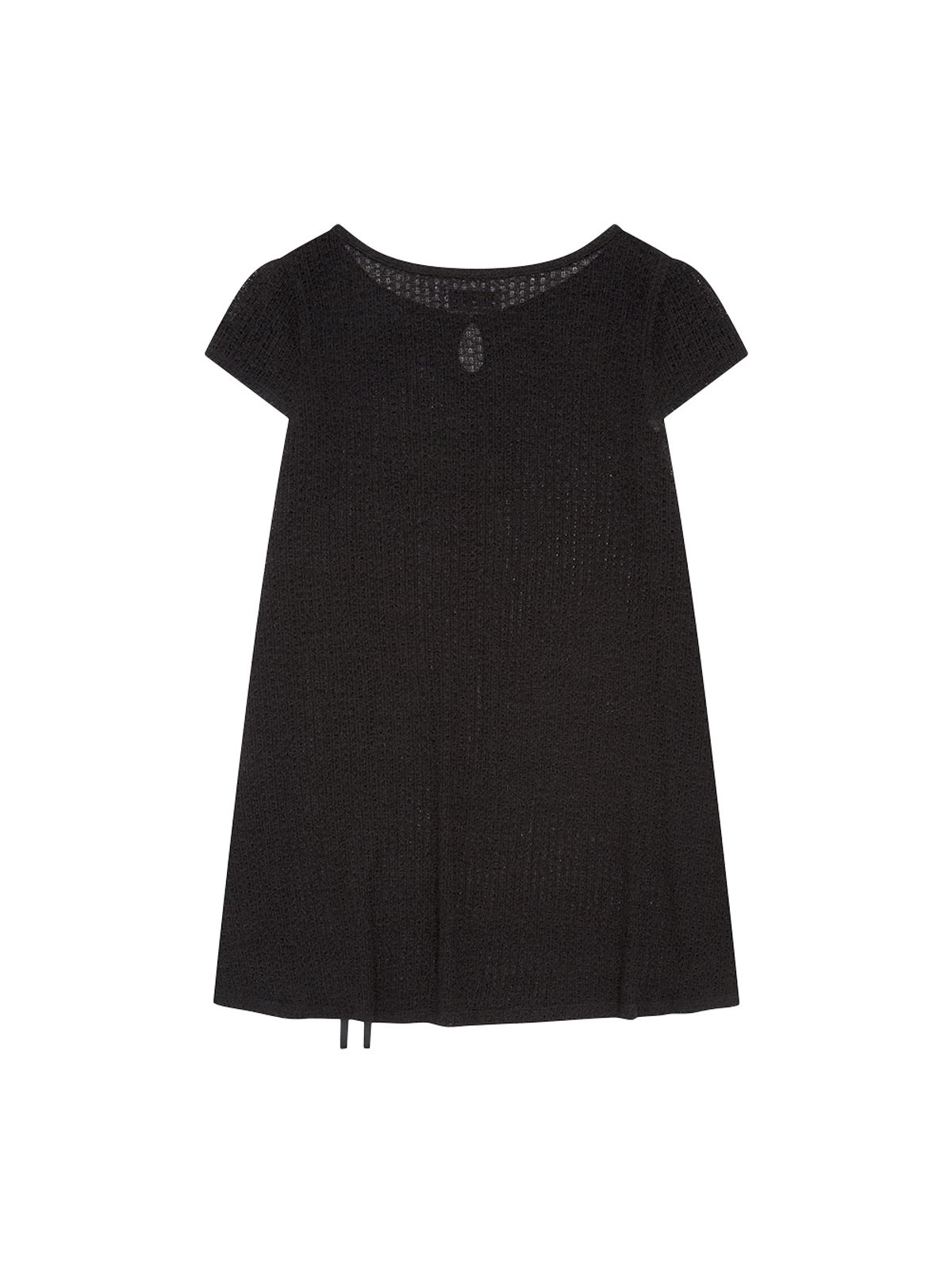 뚜오미오(TUOMIO) CROCHET MINI DRESS [BLACK]