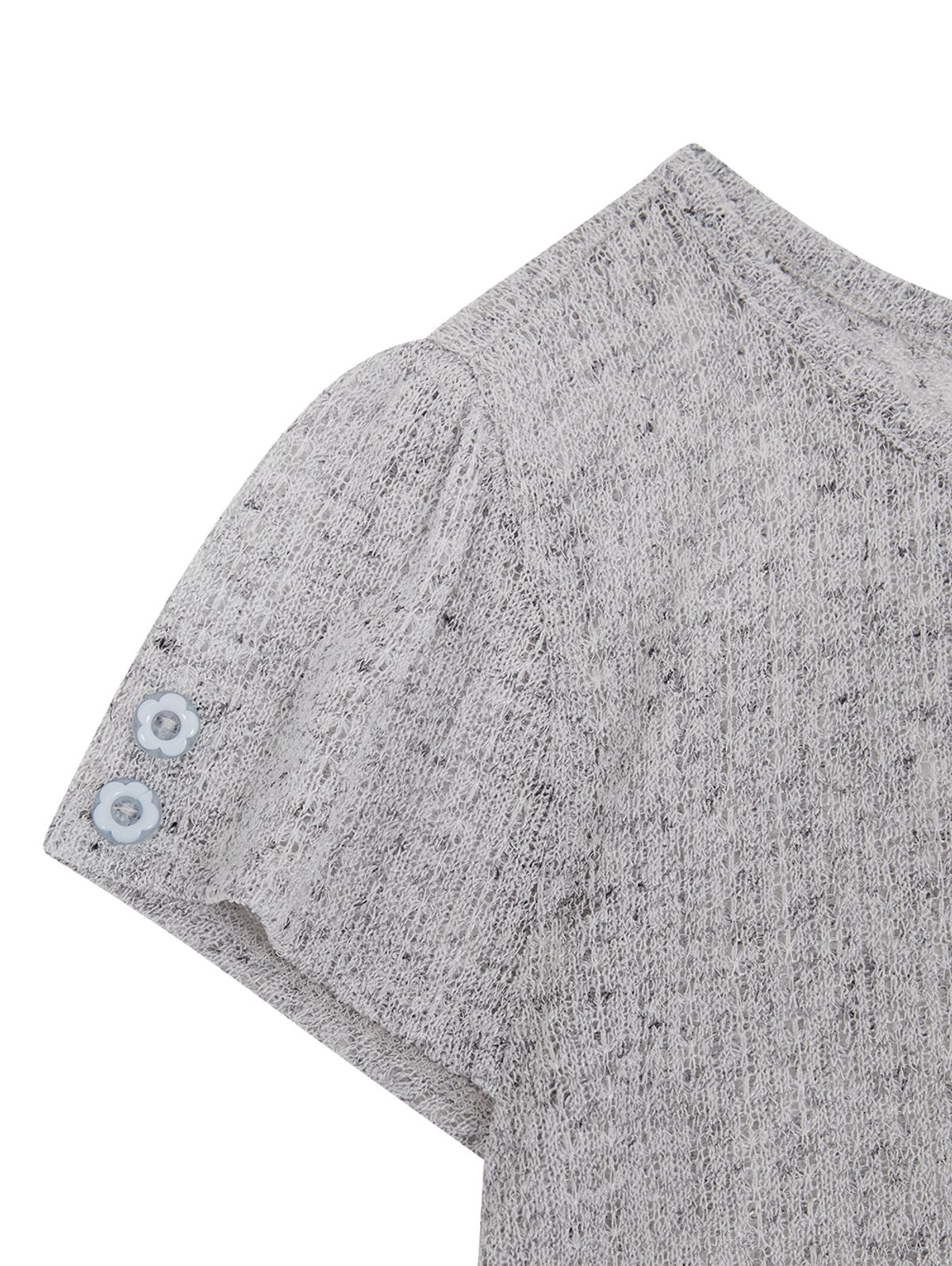 뚜오미오(TUOMIO) CROCHET MINI DRESS [LIGHT GREY]