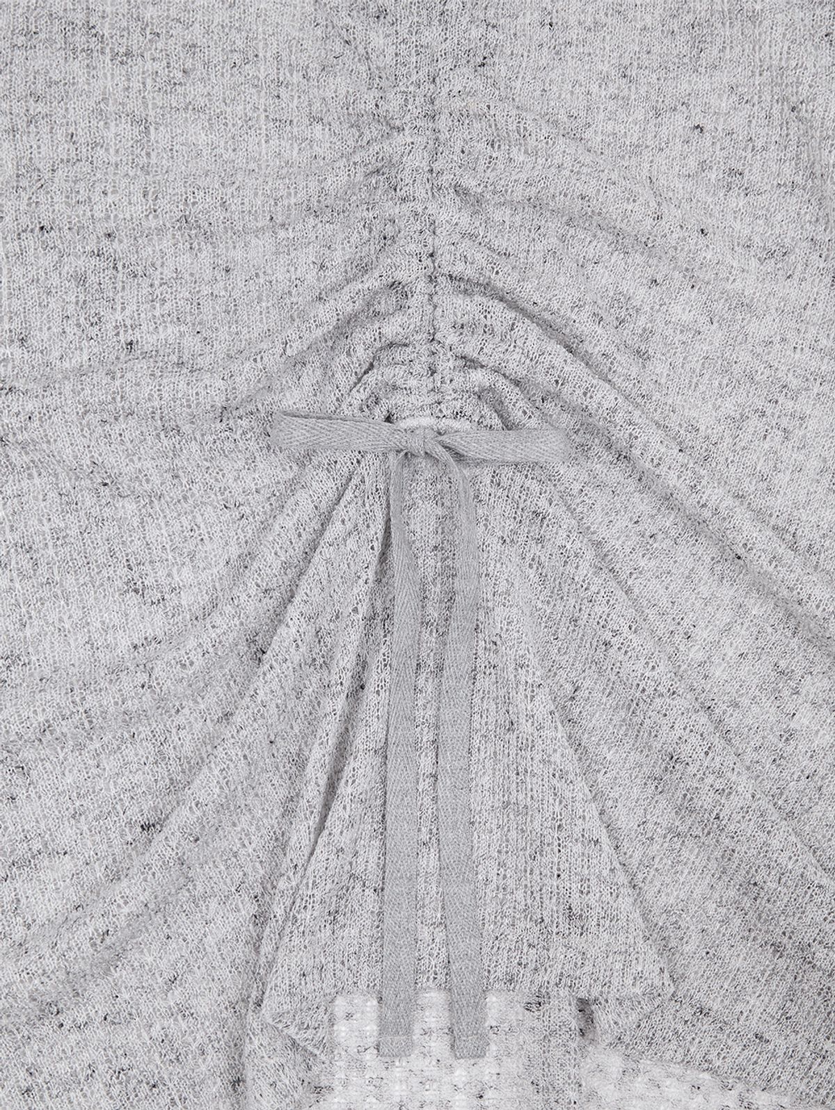 뚜오미오(TUOMIO) CROCHET MINI DRESS [LIGHT GREY]