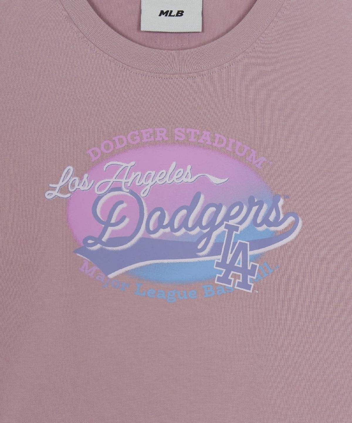 엠엘비(MLB) 여성 썸머 빈티지 그래픽 반팔 티셔츠 LA (L.Lavender)