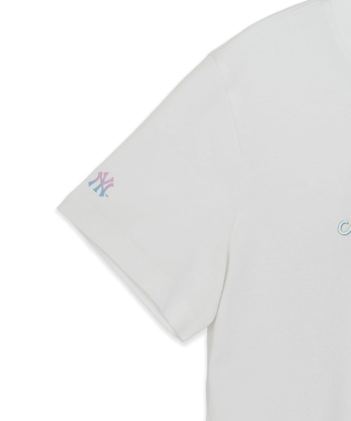 엠엘비(MLB) 여성 썸머 빈티지 그래픽 반팔 티셔츠 NY (White)