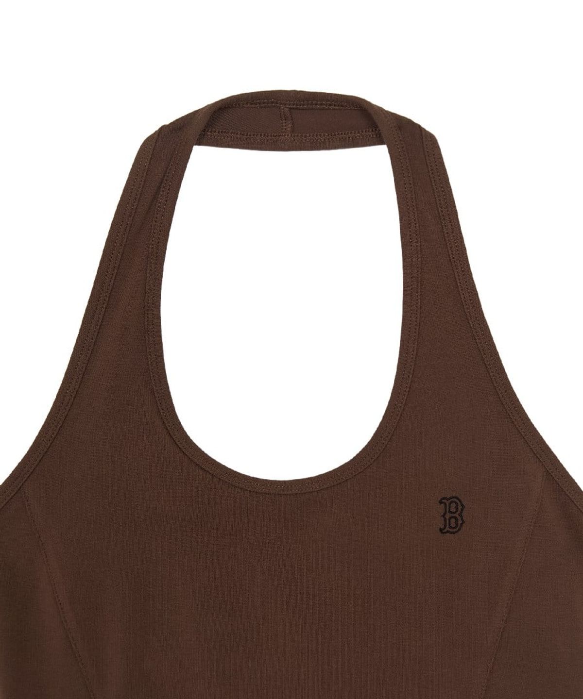 엠엘비(MLB) 여성 홀터넥 나시 티셔츠 BOS (Neon Brown)