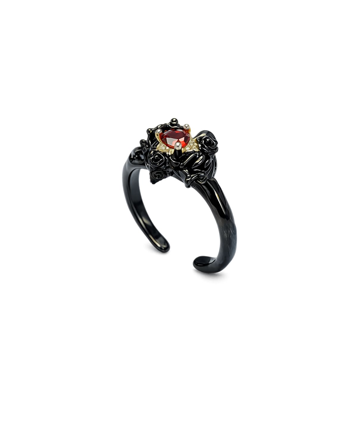 랜덤오프(RANDOMOFF) [ROF X GYEOL] BLEEDING HEART RING