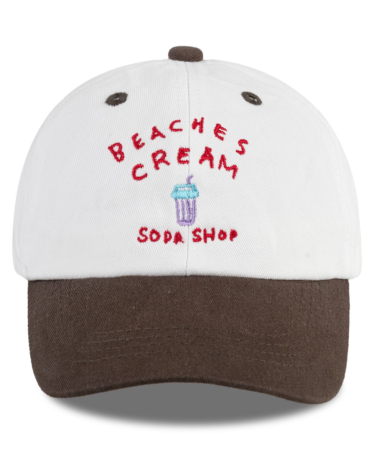 비치스앤 크림 키즈(BEACHESAND CREAM KIDS) 소다샵 투톤 볼캡-차콜(Soda shop 2tone Ball-Cap charcoal)