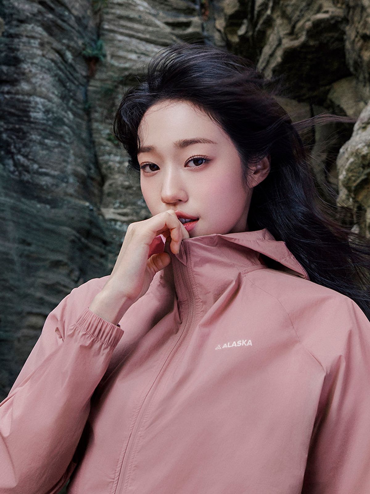 알래스카(ALASKA) 여성 시눅 초경량 후드 바람막이_PAG2JJ2400