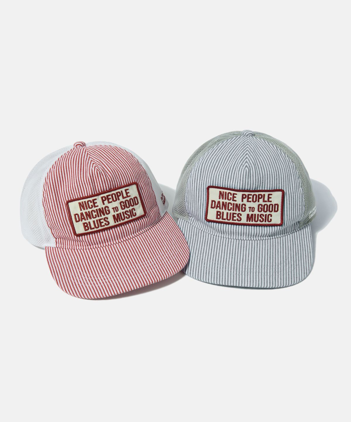 에스피오나지(ESPIONAGE) Blues Music 5Panel Mesh Cap Hickory Red