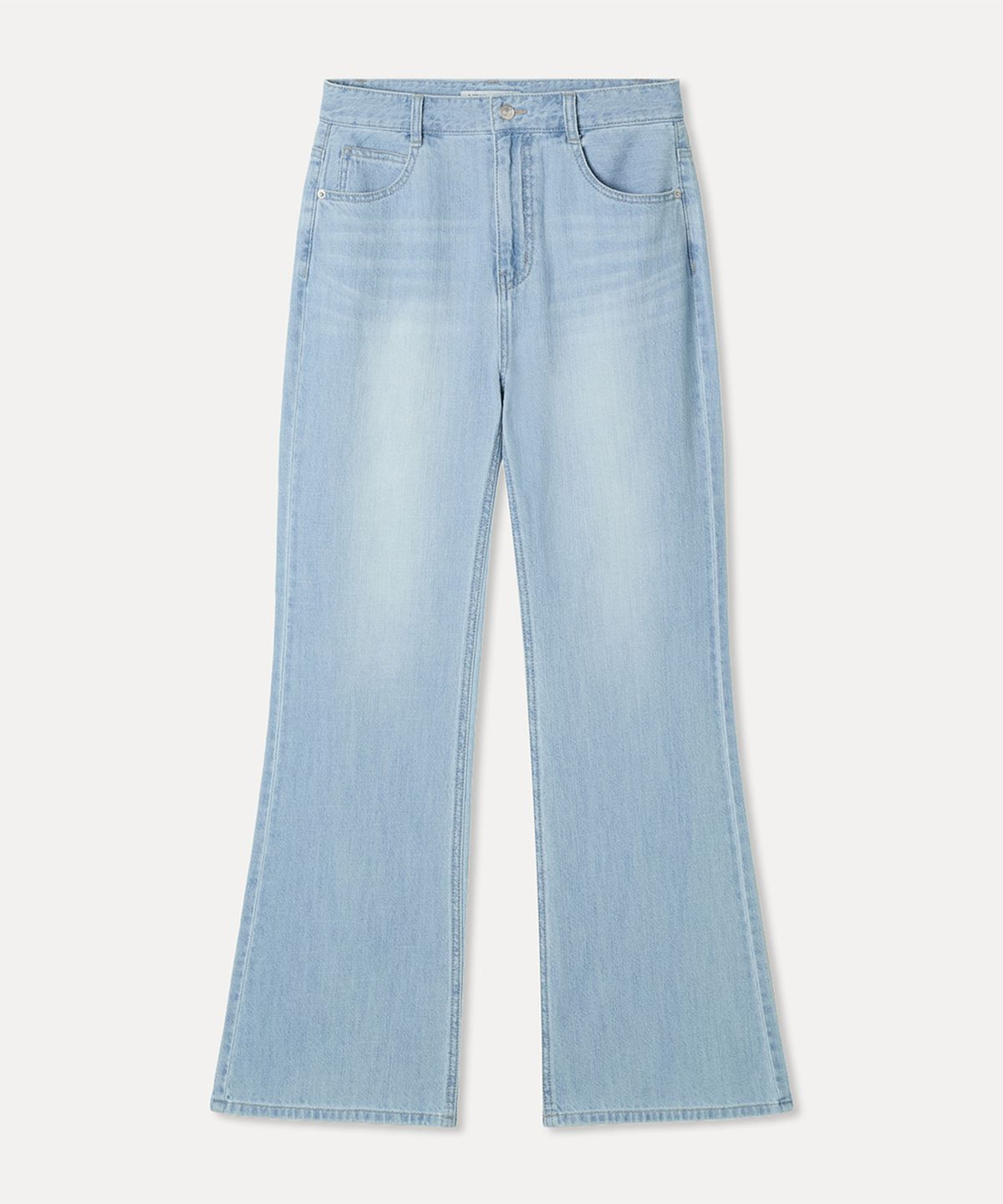 미쏘(MIXXO) Linen Wide Bootcut Denim