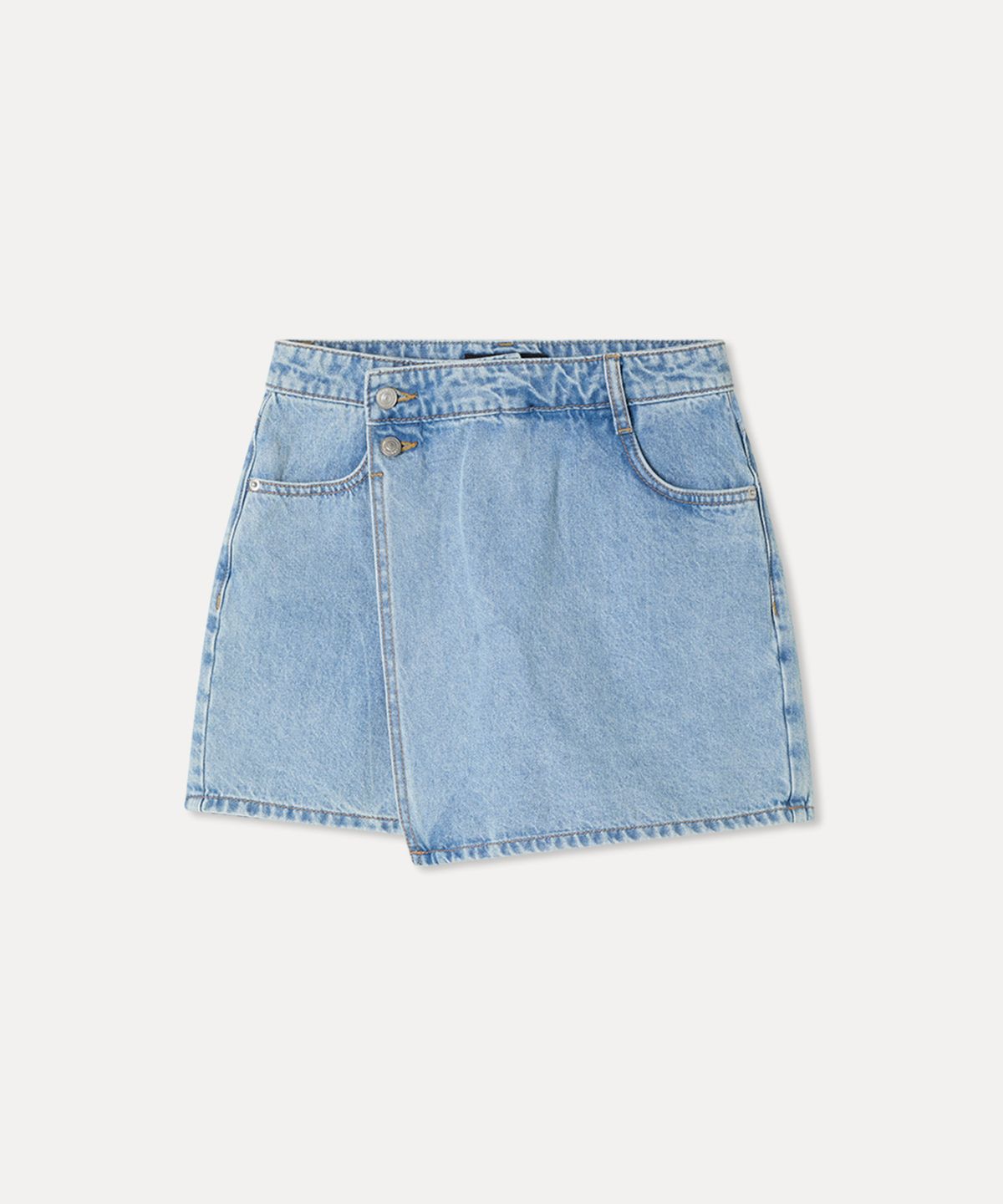 미쏘(MIXXO) 데님 스커트 팬츠_MIWTHG509J
