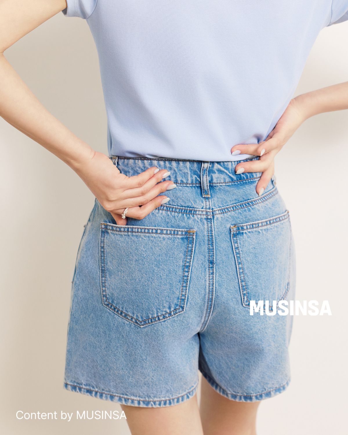 미쏘(MIXXO) 데님 스커트 팬츠_MIWTHG509J