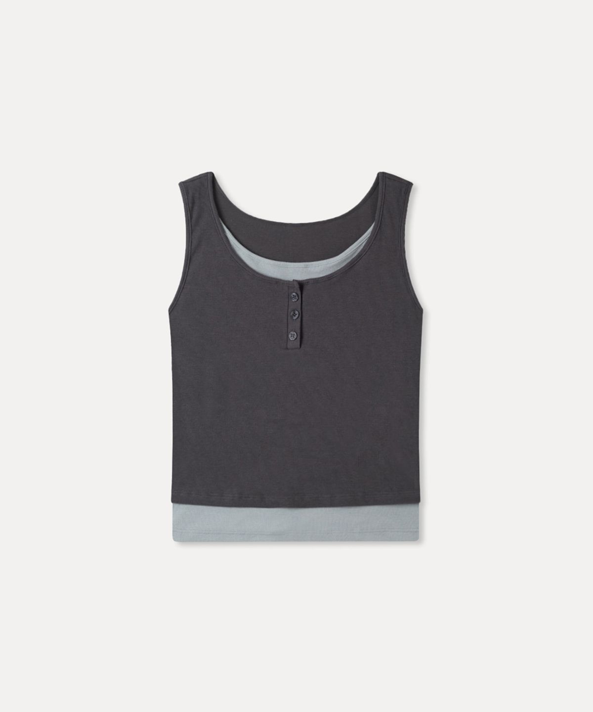 미쏘(MIXXO) 레이어드 슬리브리스_MIWHNG731A