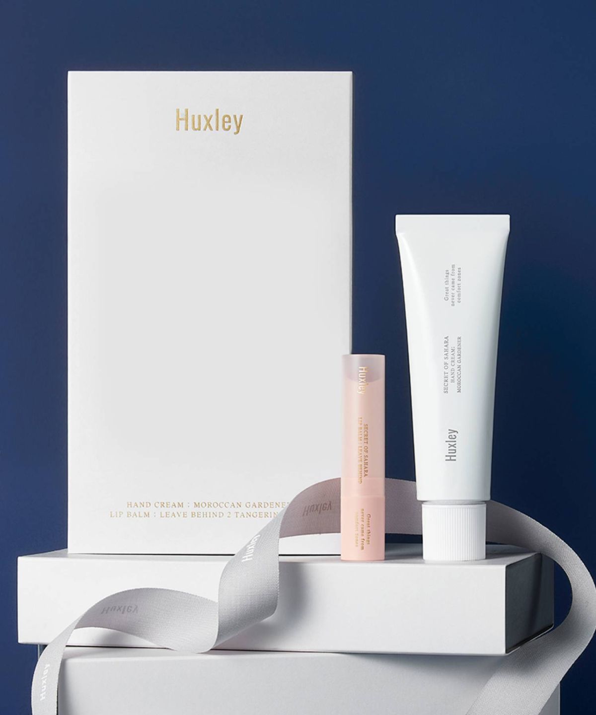 헉슬리(HUXLEY) [선물세트] 고보습 퍼퓸 핸드 크림&립밤 세트