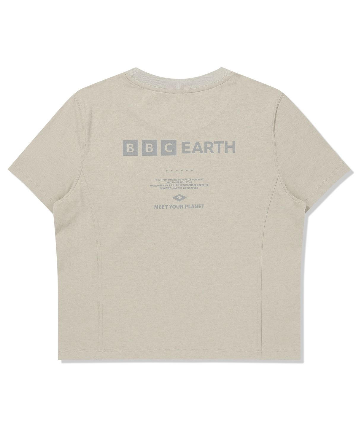 비비씨 어스(BBC EARTH) 여성 피넛 포켓티 베이지