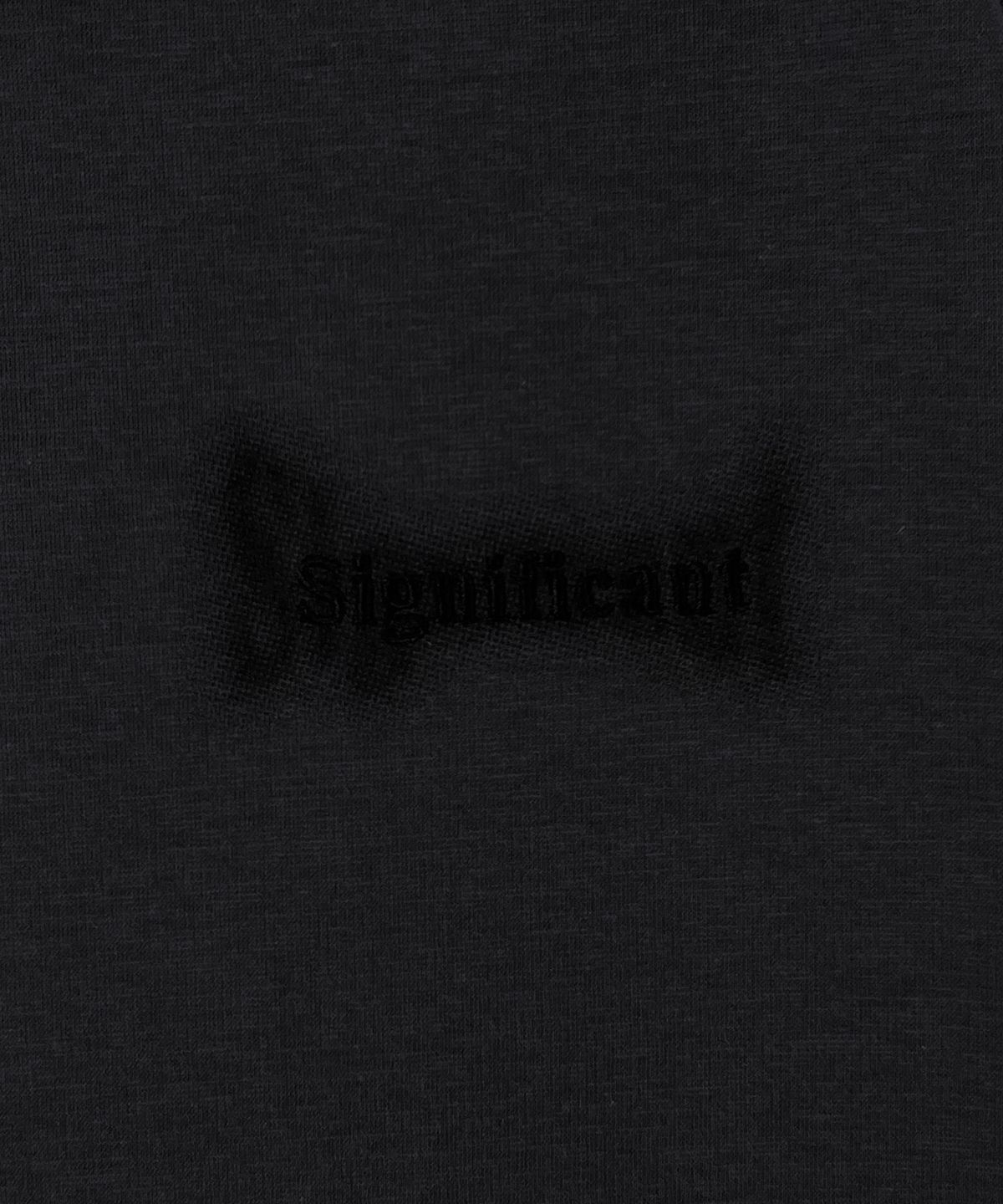 시그니피컨트(SIGNIFICANT) 베이직 스몰 자수 로고 반팔 LQ7TU439_DARK GREY