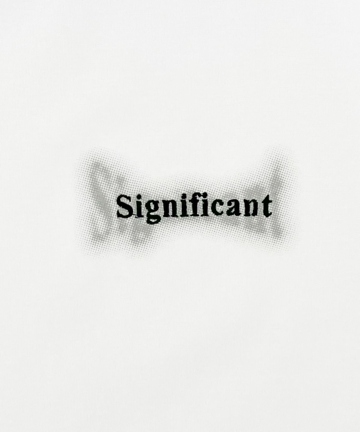 시그니피컨트(SIGNIFICANT) 베이직 스몰 자수 로고 반팔 LQ7TU439_WHITE
