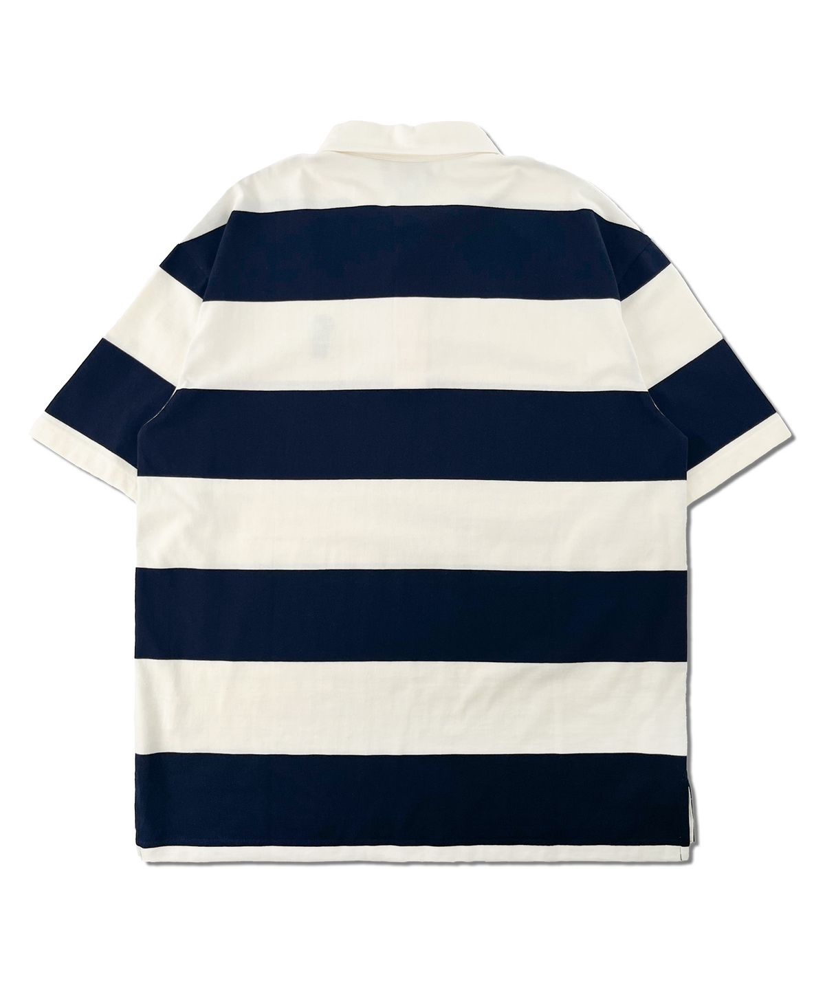 레이피커스(RAYFIKERS) 스트라이프 스몰 엠브로이더드 카라티 MQ2TU275_DARK NAVY