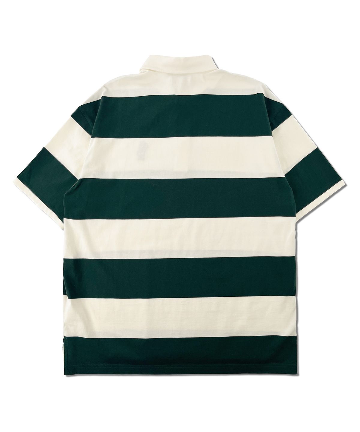 레이피커스(RAYFIKERS) 스트라이프 스몰 엠브로이더드 카라티 MQ2TU275_DARK GREEN
