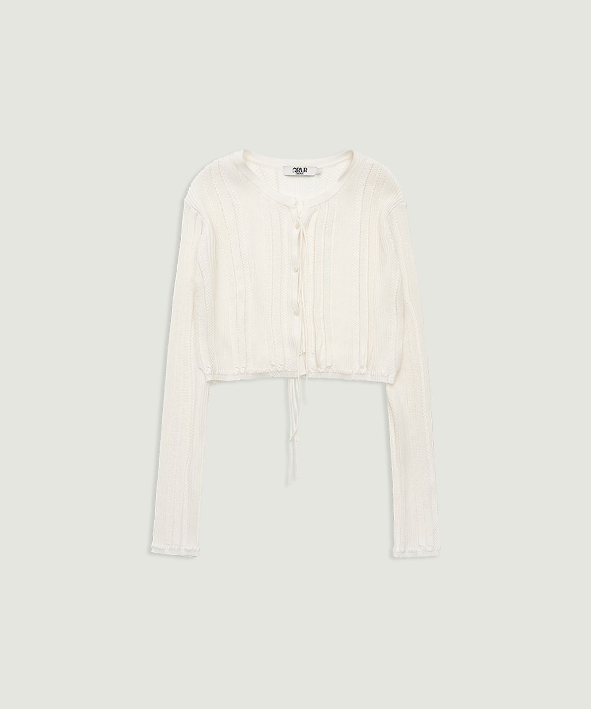 그로브(GROVE) BOWEN CARDIGAN (IVORY)