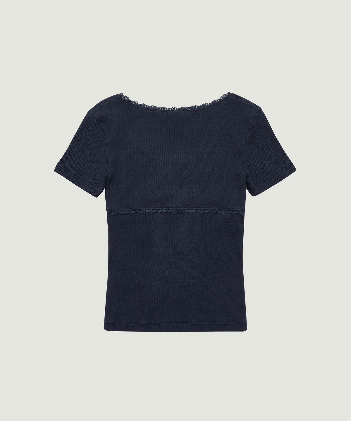 그로브(GROVE) RINA H/S T-SHIRT (NAVY)