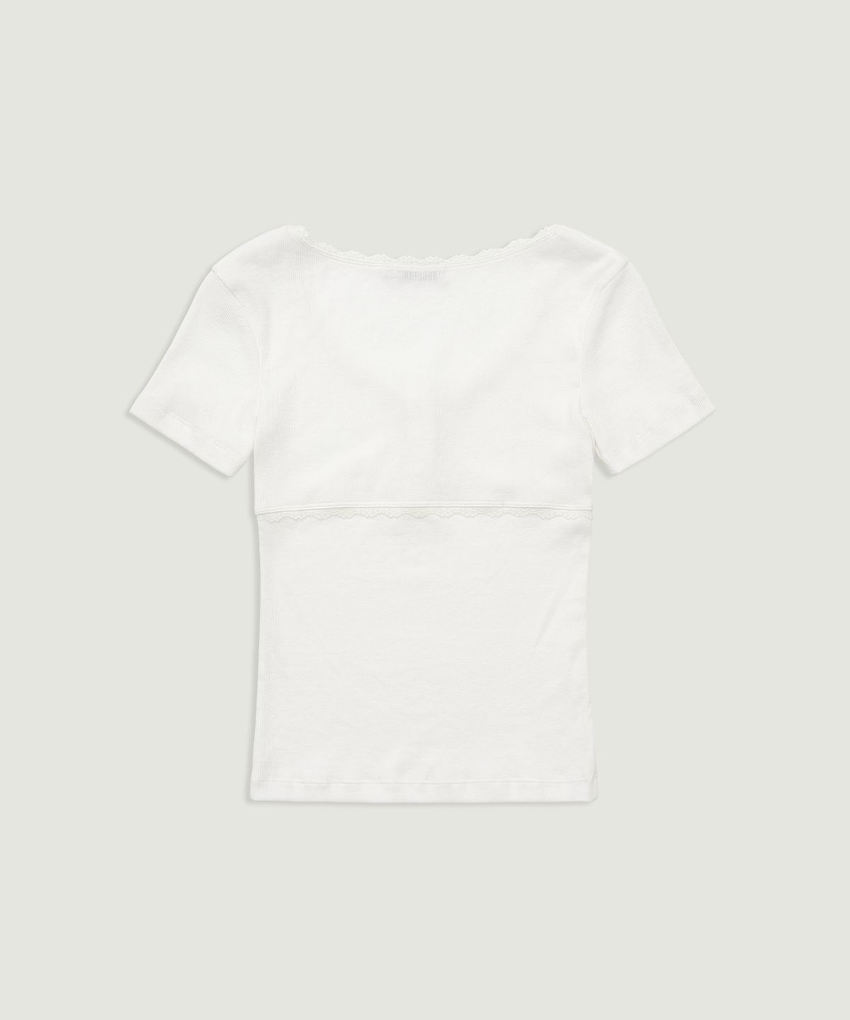 그로브(GROVE) RINA H/S T-SHIRT (WHITE)