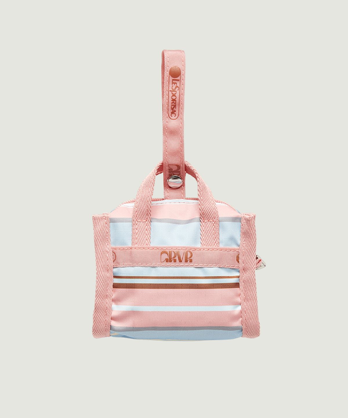 그로브(GROVE) [GROVE X LESPORTSAC] GRVR STRIPE CHARM (PINK)