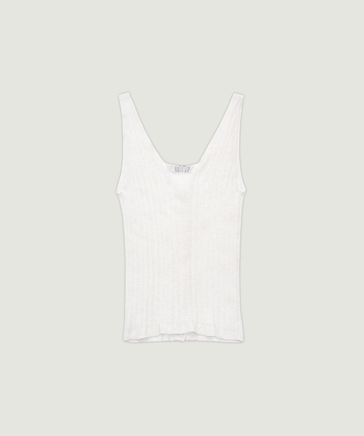 그로브(GROVE) GABY KNIT SLEEVELESS (WHITE)
