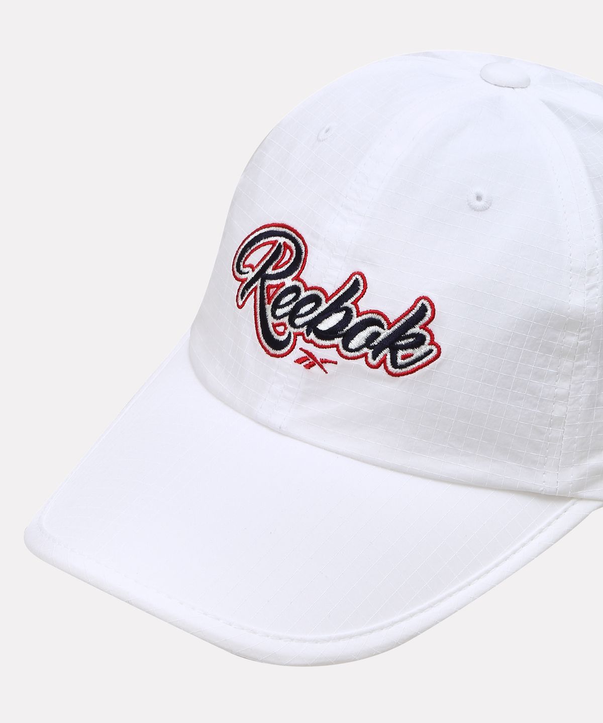 리복(REEBOK) 어센틱 로고 나일론 볼캡 - 오프 화이트