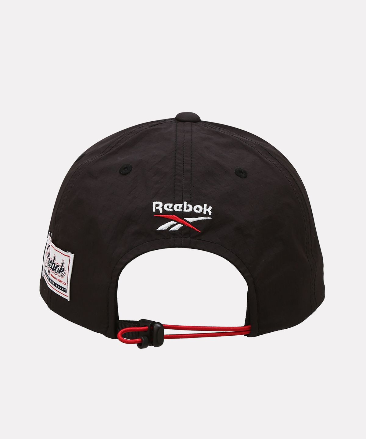 리복(REEBOK) 어센틱 로고 나일론 볼캡 - 블랙