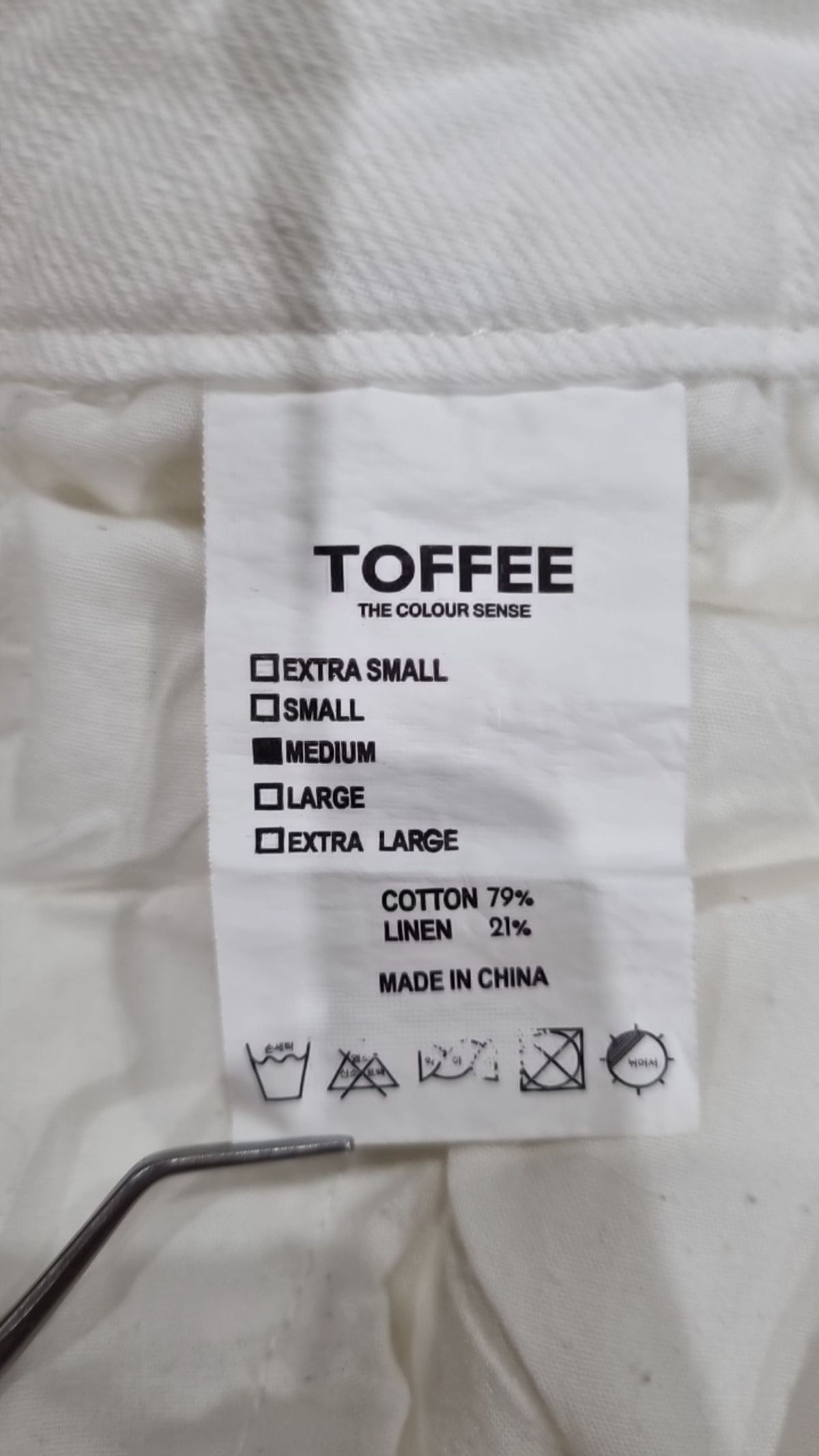 토피(TOFFEE) 코튼 팬츠 M