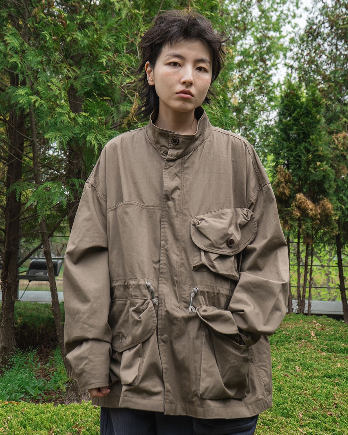 카락터(KARACTOR) Rover field jacket / Earth khaki