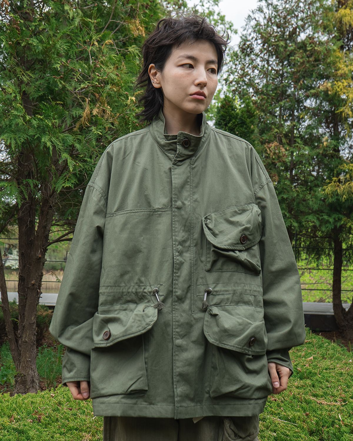 카락터(KARACTOR) Rover field jacket / Moss green