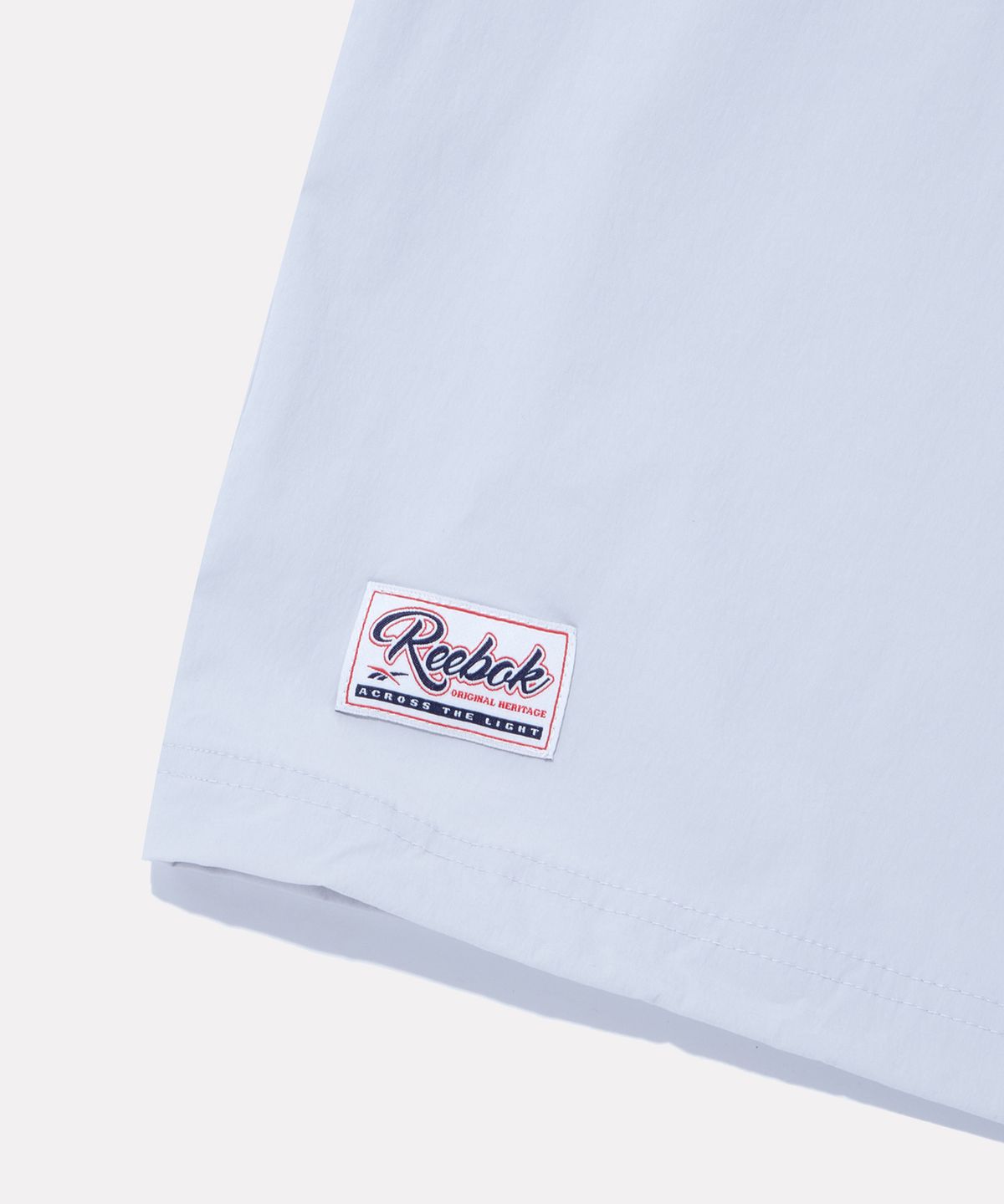 리복(REEBOK) 어센틱 로고 반팔 피스테 - 라이트 그레이