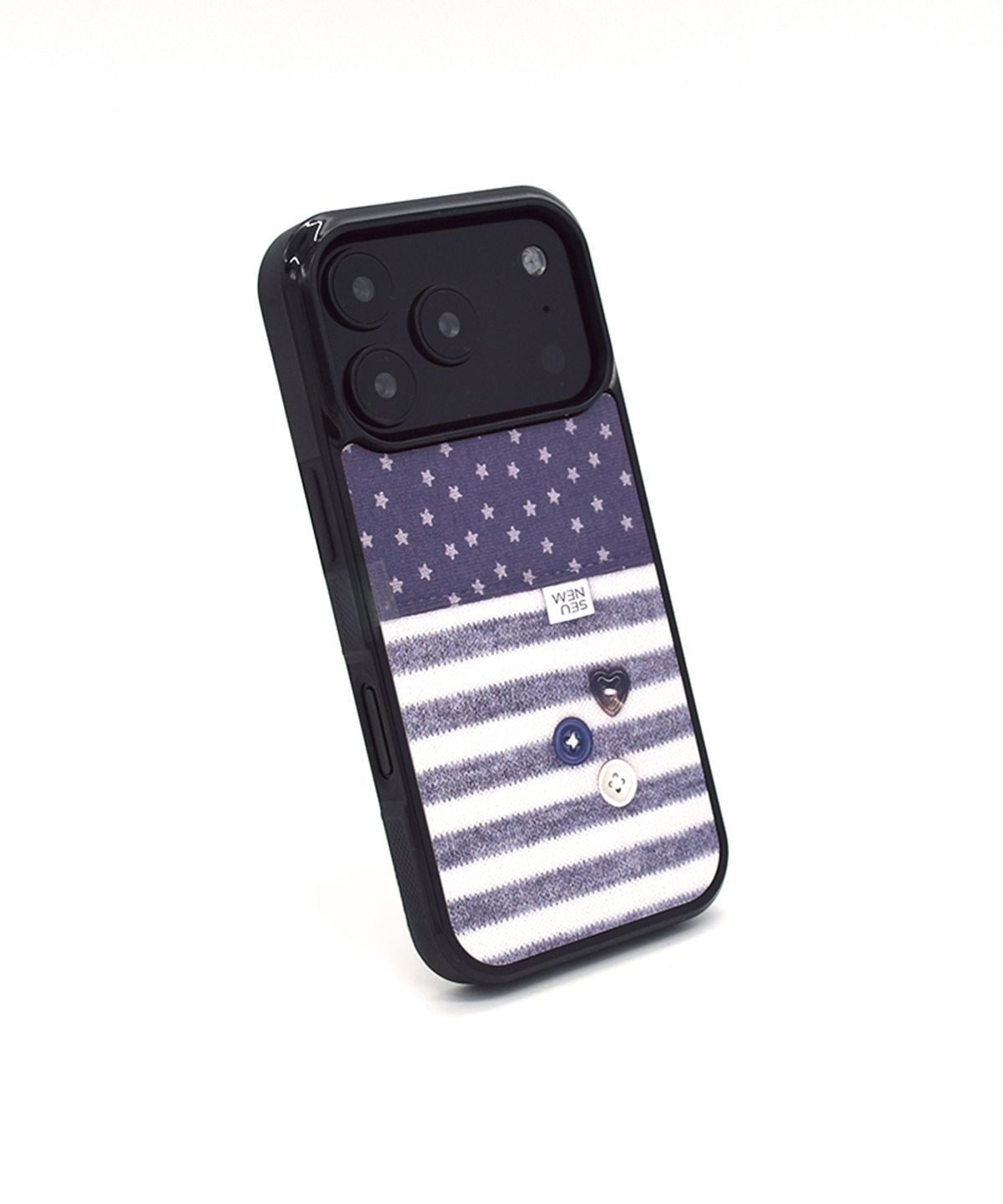 세컨드유니크네임(SECOND UNIQUE NAME) SUN CASE GRAPHIC BUTTON IVORY