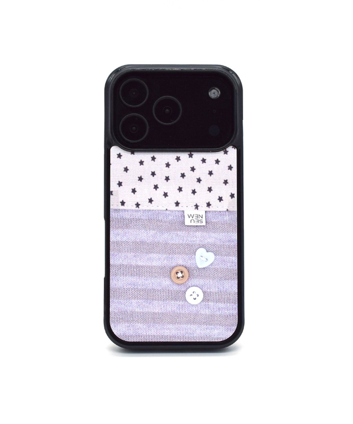 세컨드유니크네임(SECOND UNIQUE NAME) SUN CASE GRAPHIC BUTTON PURPLE