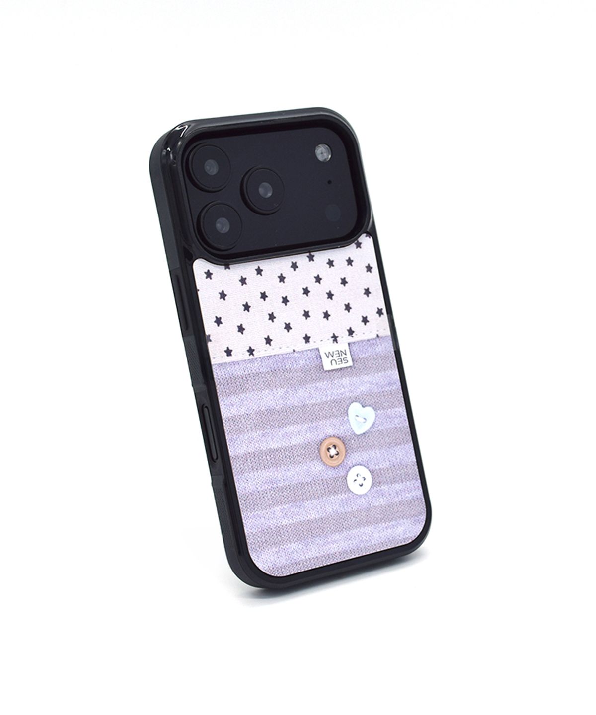 세컨드유니크네임(SECOND UNIQUE NAME) SUN CASE GRAPHIC BUTTON PURPLE