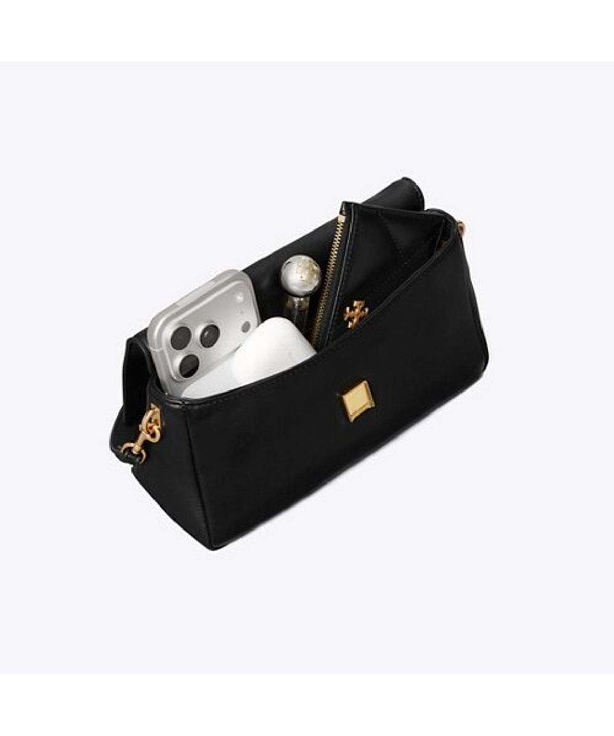 토리버치(TORYBURCH) 찰리 스몰 숄더 백 - 블랙