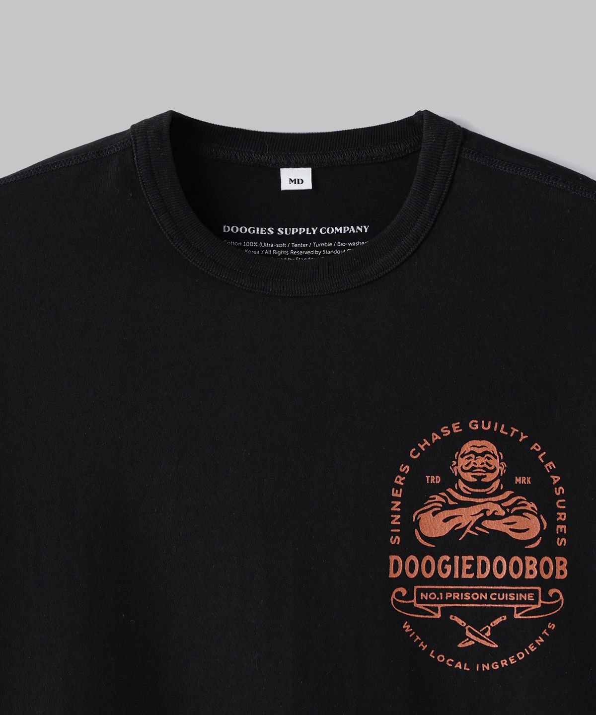 두기스 서플라이 컴퍼니(DOOGIES SUPPLY CO) Classic Short Sleeve DD Head Chef Tee