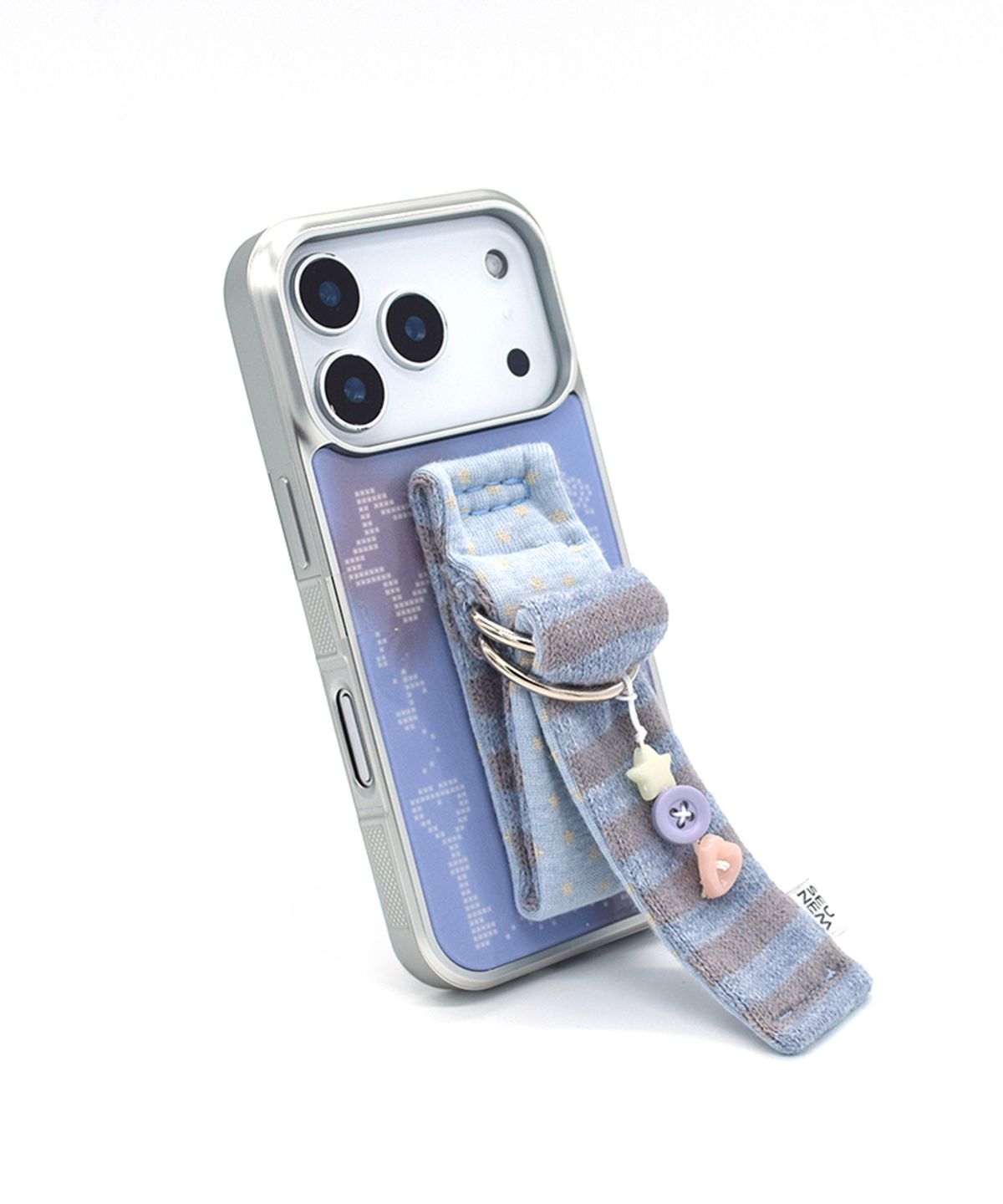 세컨드유니크네임(SECOND UNIQUE NAME) SUN CASE BUTTON BELT BLUE