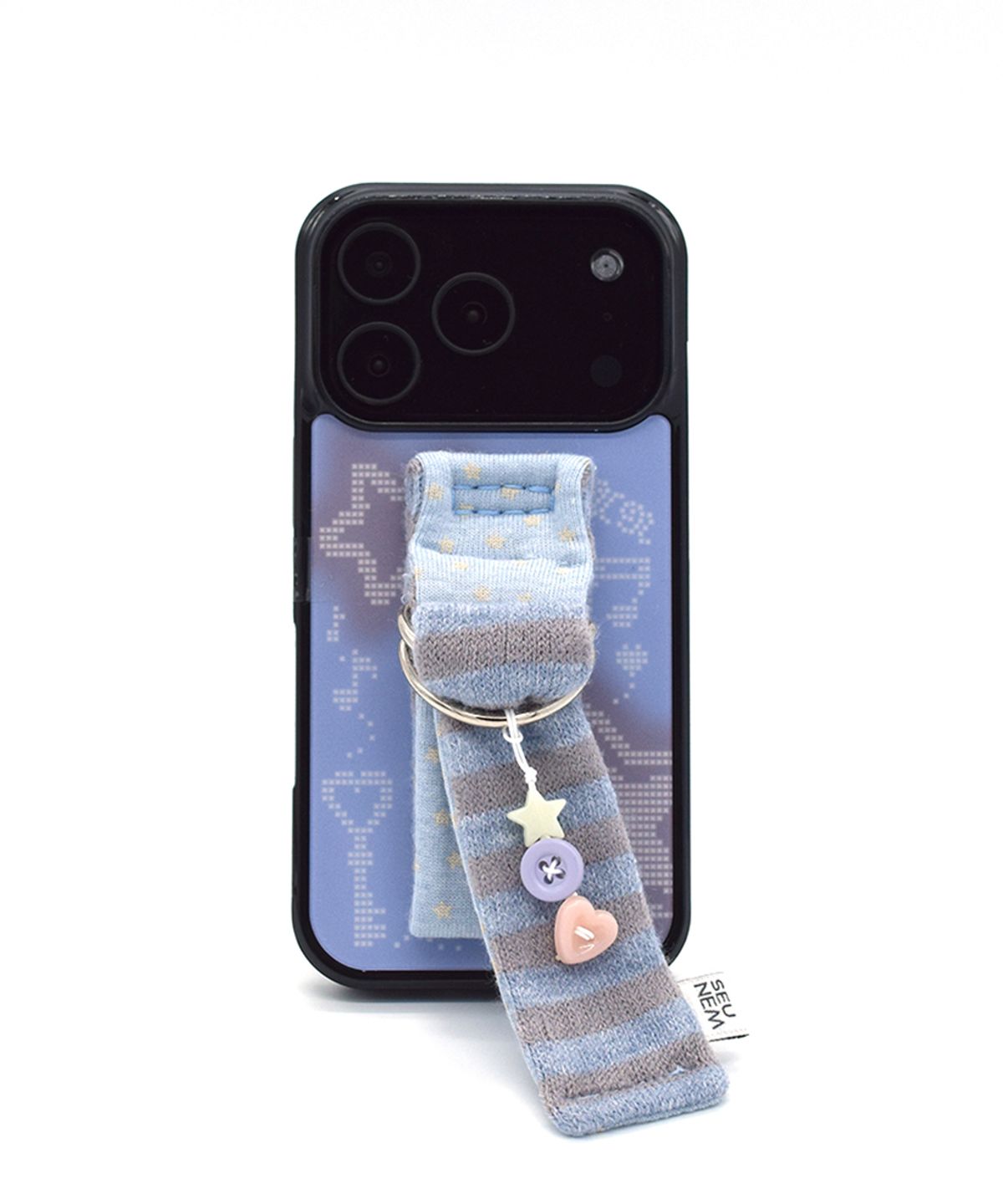 세컨드유니크네임(SECOND UNIQUE NAME) SUN CASE BUTTON BELT BLUE