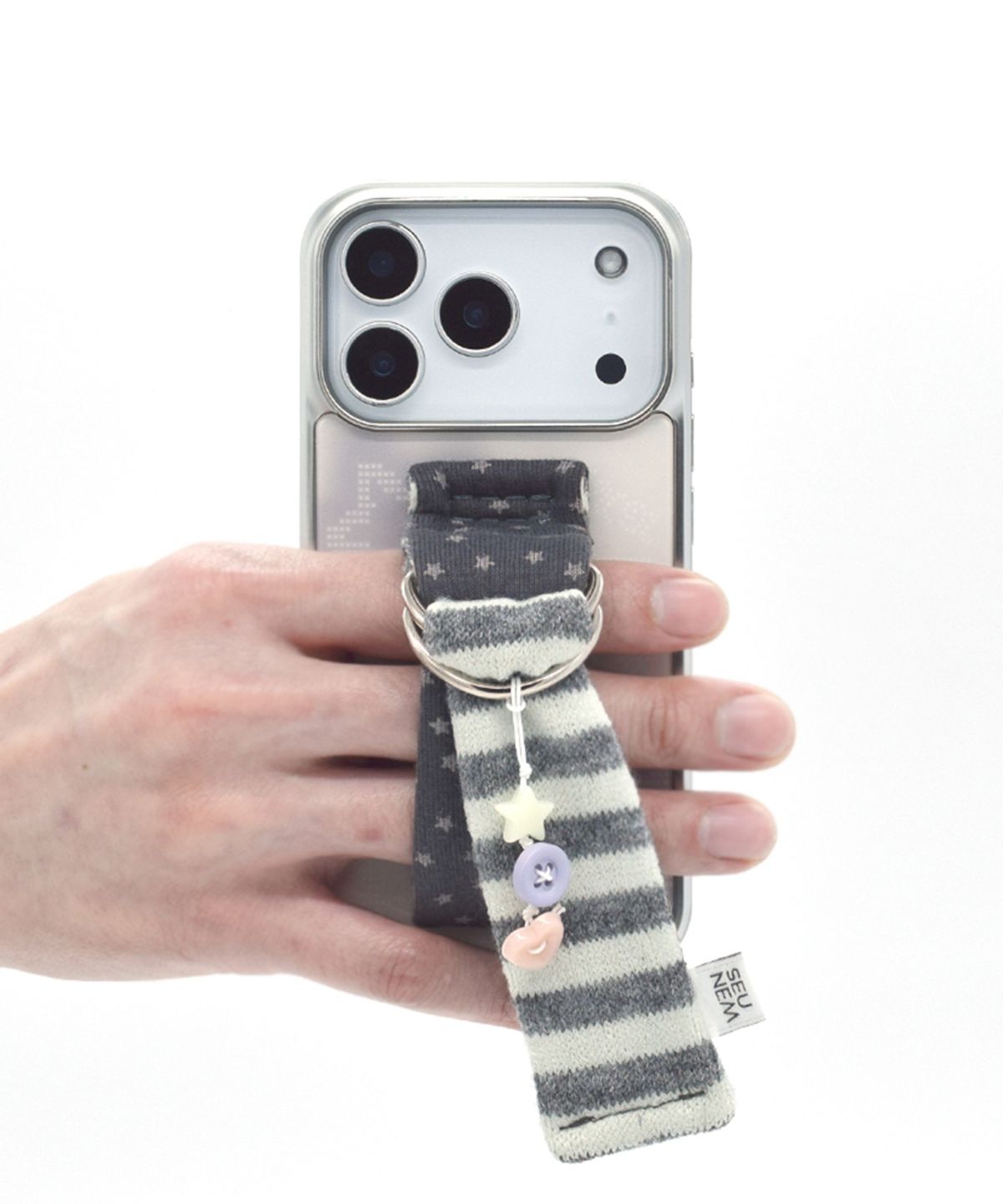 세컨드유니크네임(SECOND UNIQUE NAME) SUN CASE BUTTON BELT IVORY