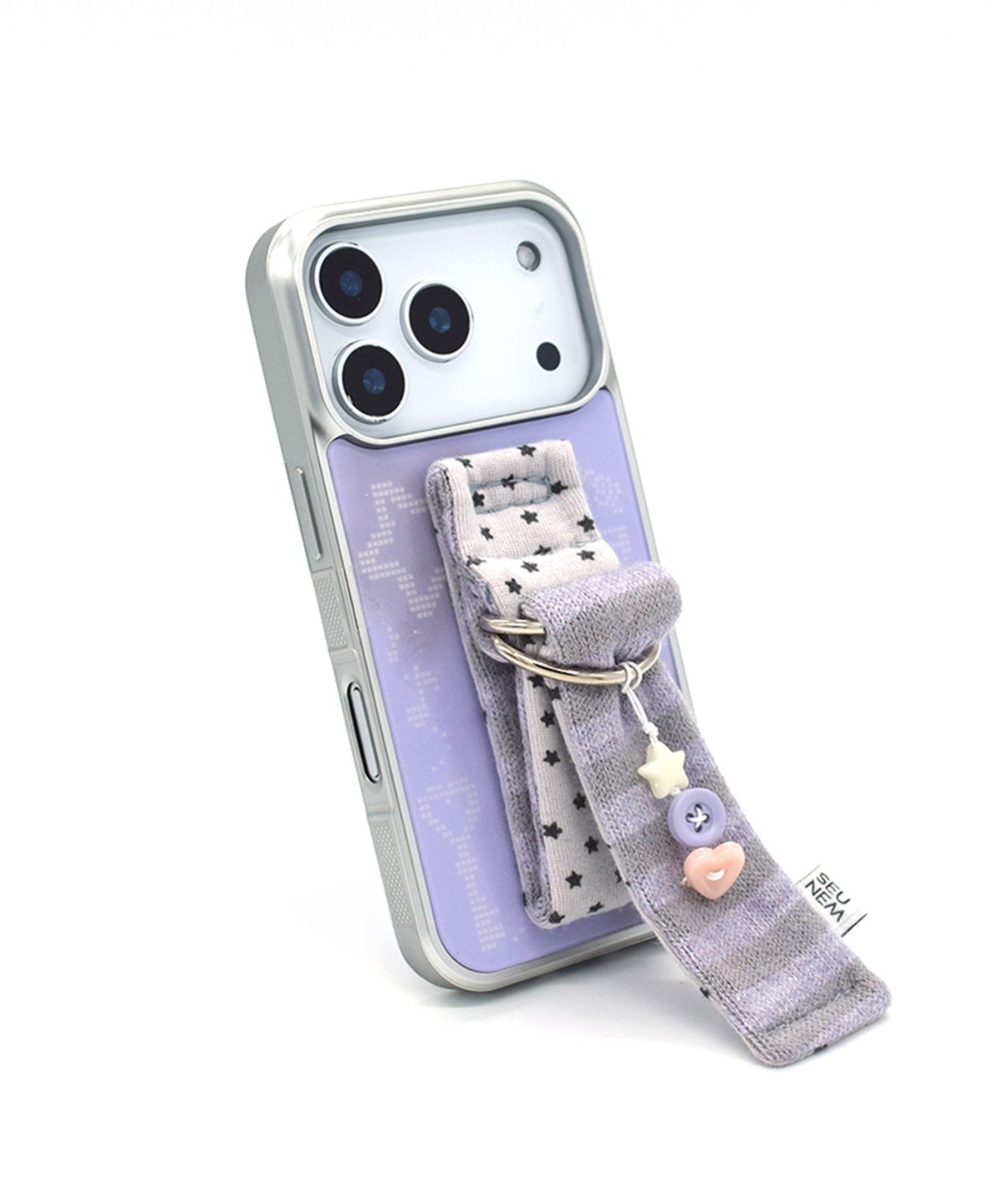세컨드유니크네임(SECOND UNIQUE NAME) SUN CASE BUTTON BELT PURPLE