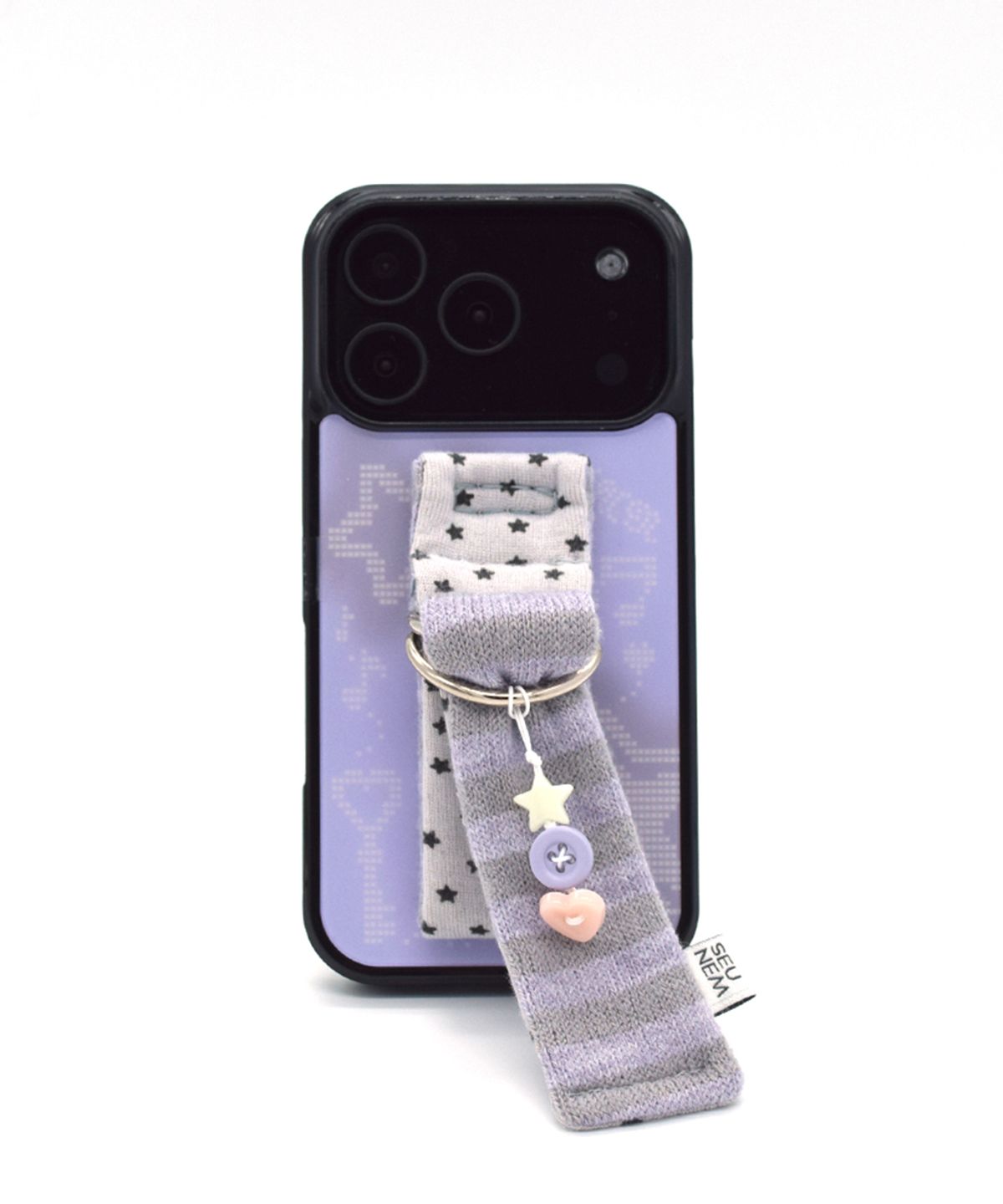 세컨드유니크네임(SECOND UNIQUE NAME) SUN CASE BUTTON BELT PURPLE