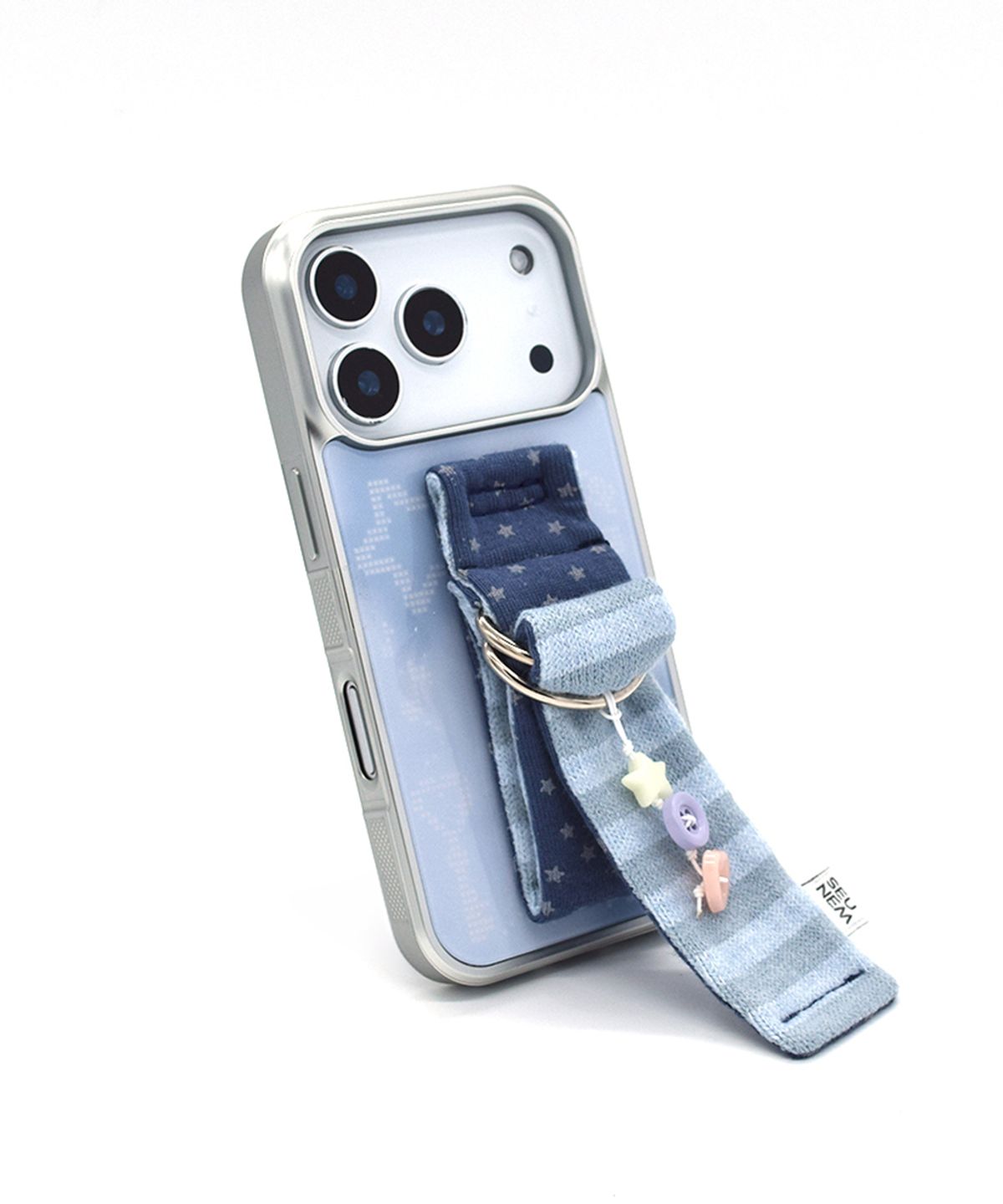 세컨드유니크네임(SECOND UNIQUE NAME) SUN CASE BUTTON BELT SKY