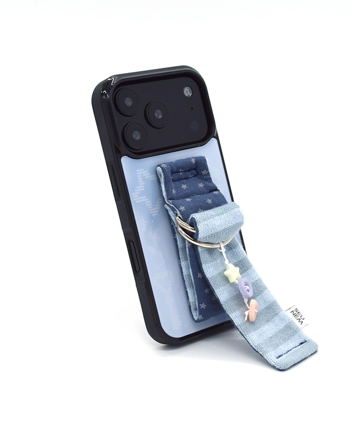 세컨드유니크네임(SECOND UNIQUE NAME) SUN CASE BUTTON BELT SKY
