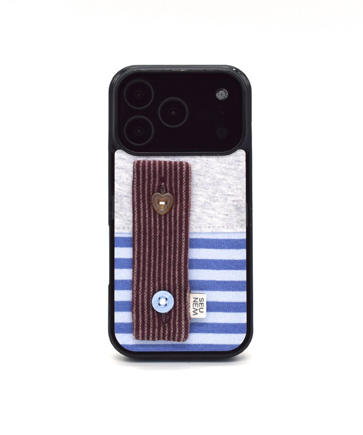 세컨드유니크네임(SECOND UNIQUE NAME) SUN CASE BUTTON PATCH BURGUNDY