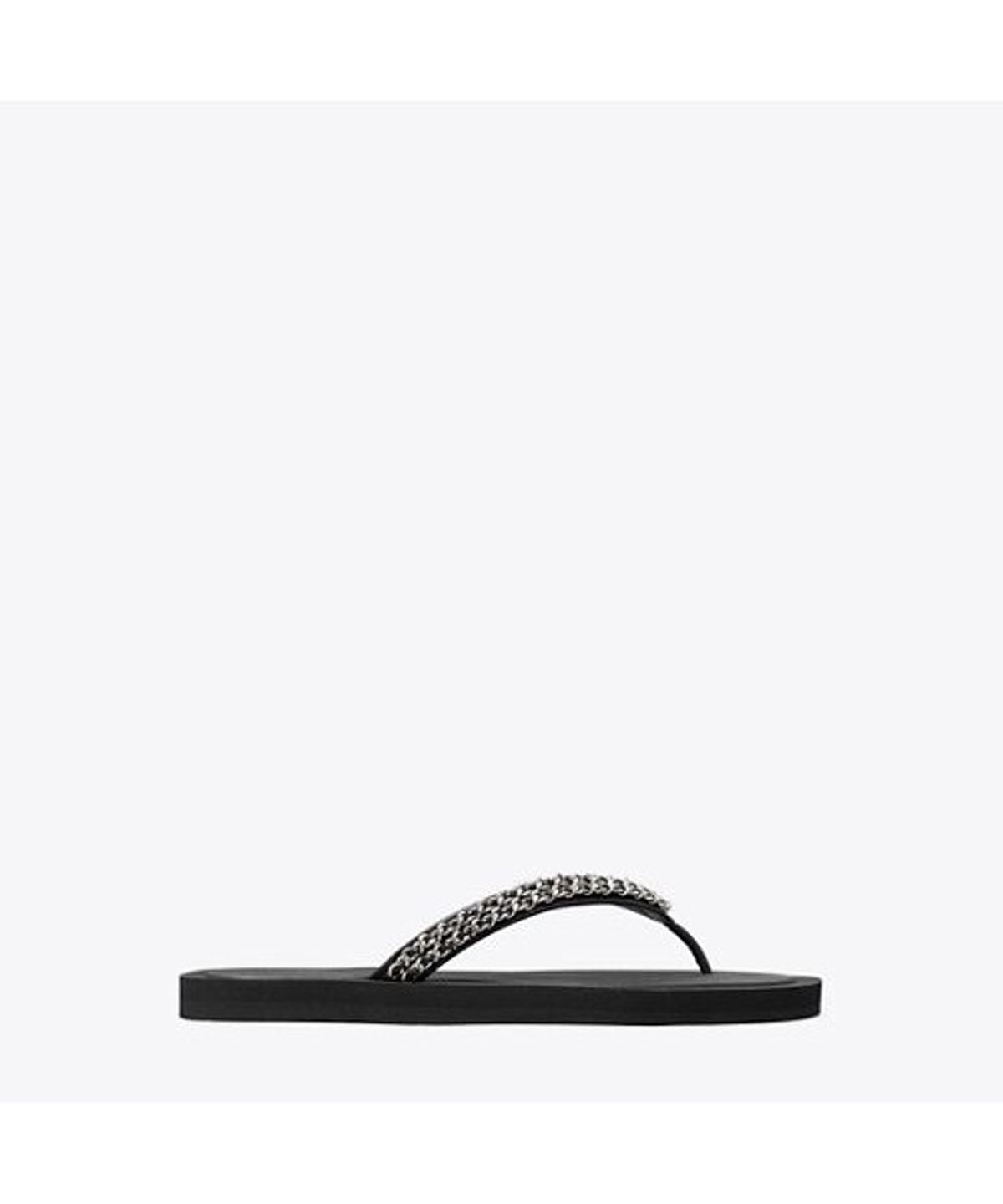 토리버치(TORYBURCH) 키라 체인 플립 플롭 - 퍼펙트 블랙