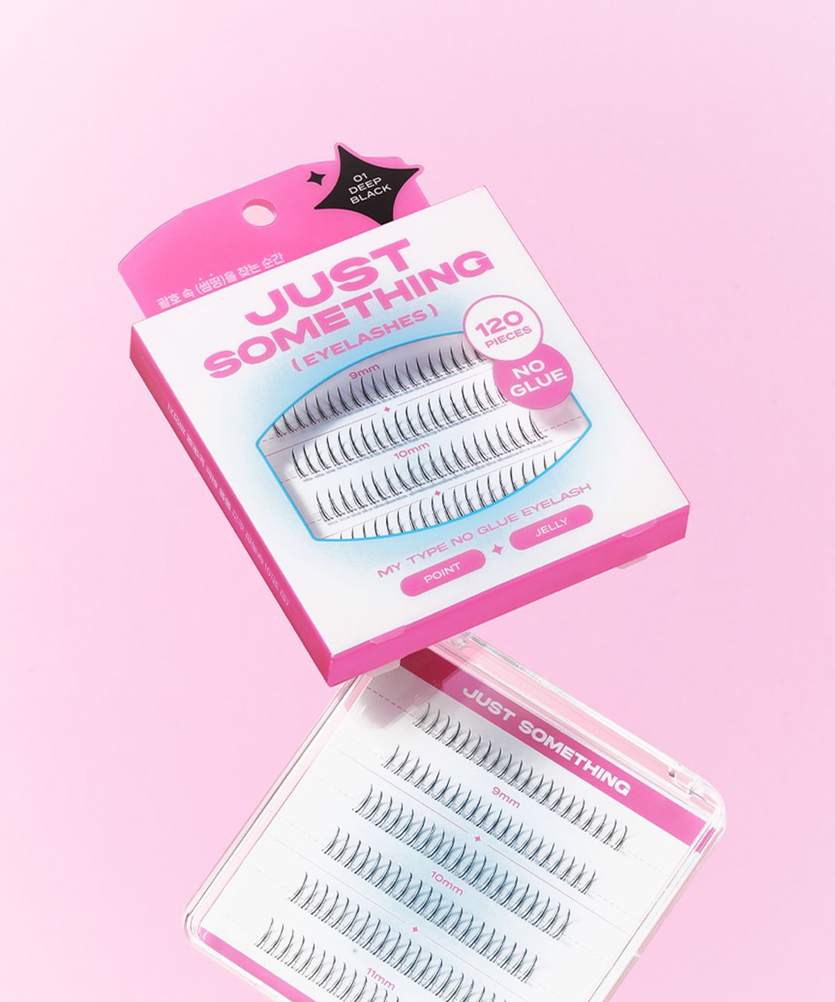 저스트썸띵(JUST SOMETHING) 마이 타입 노글루 속눈썹  젤리 120pcs