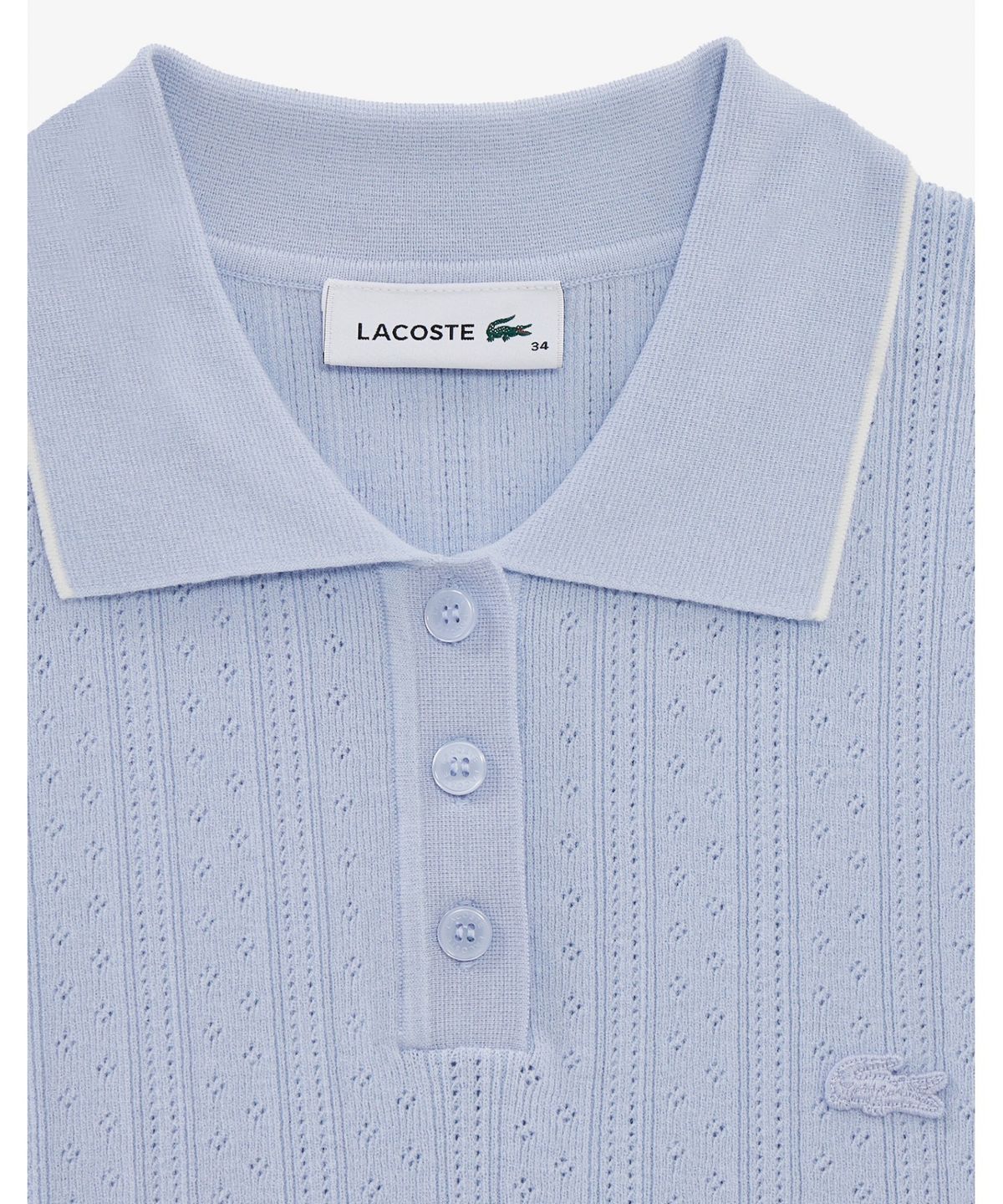 라코스테(LACOSTE) 여성 포인텔 스웨터 폴로 셔츠 PF413E-56G J2G