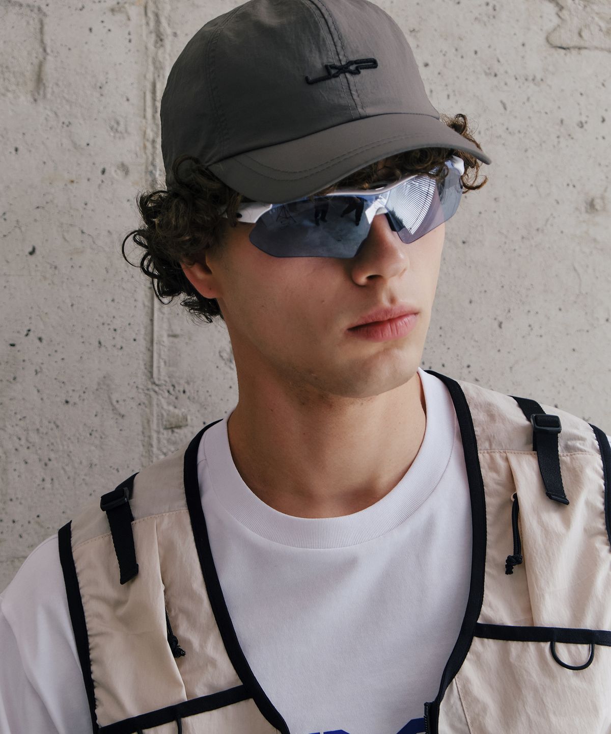 제이엑스피(JXP) One-Touch Buckle Nylon Ball Cap (JR2GCU372GR)