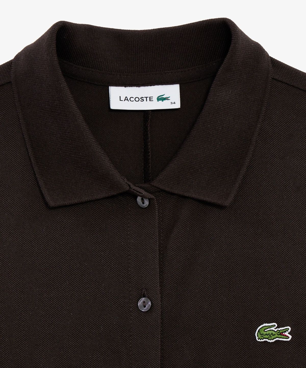 라코스테(LACOSTE) 여성 핏앤플레어 반팔 피케 드레스 EF211E-56G 3LA