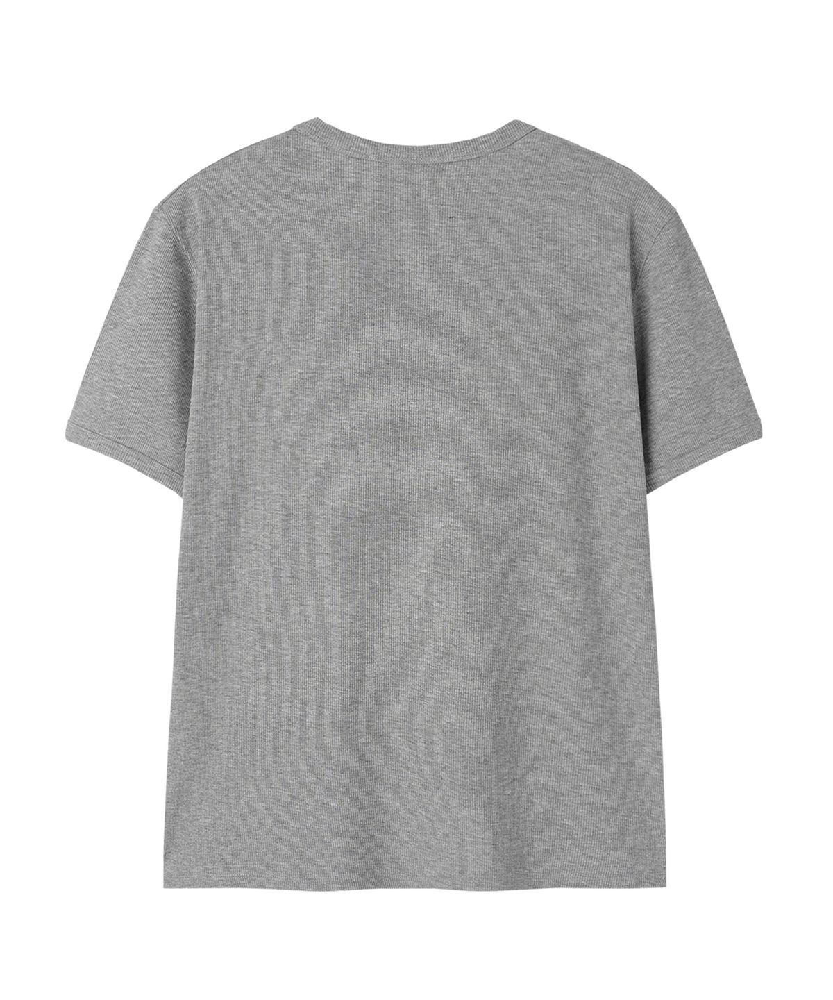 오픈야드(오와이)(OPENYARD(OY)) METAL LOGO RIP TEE - MELANGE